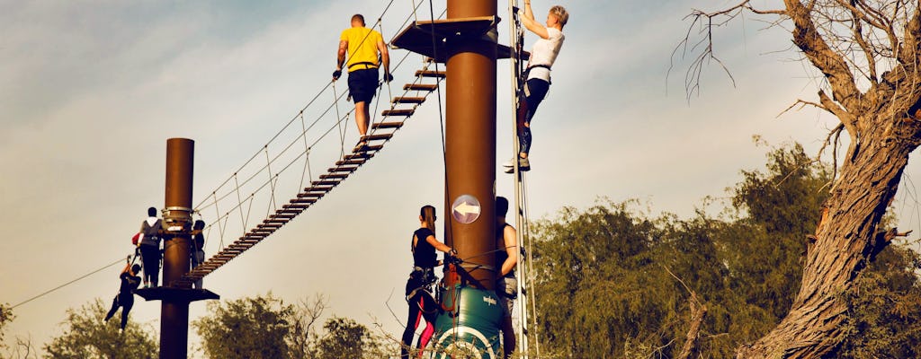 Aventura Park in Dubai Abenteuererlebnis Leap of Faith