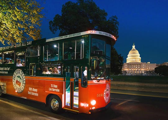 Tour de monumentos a la luz de la luna en Washington DC