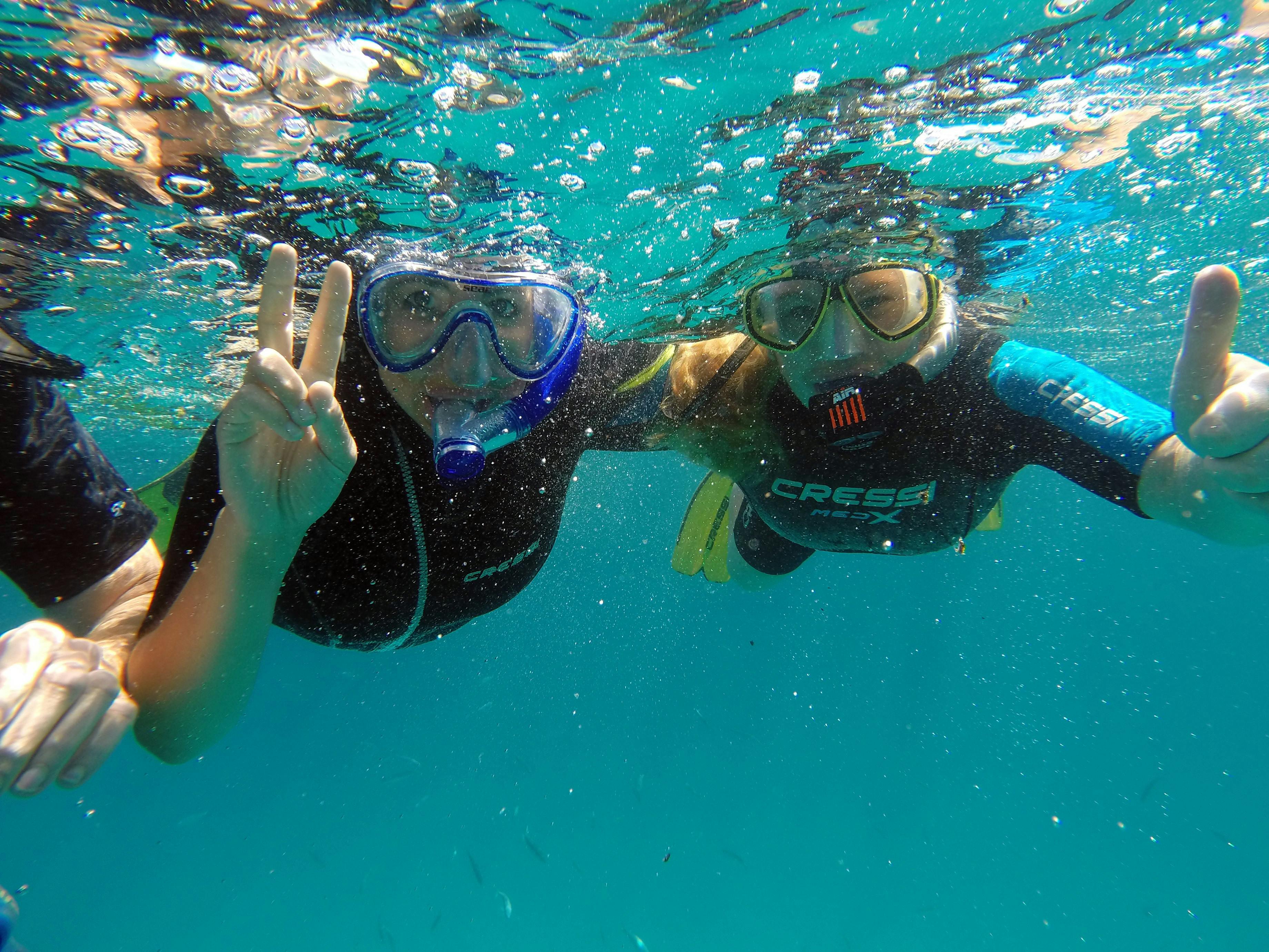 Snorkling nær Corralejo