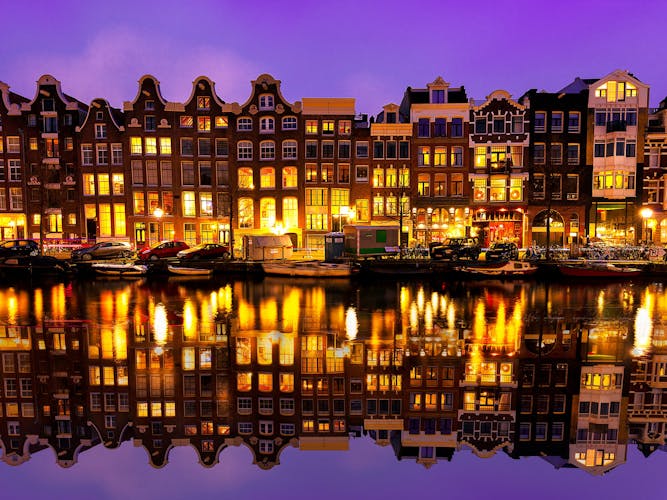 Amsterdam evening canal cruise from Anne Frank House