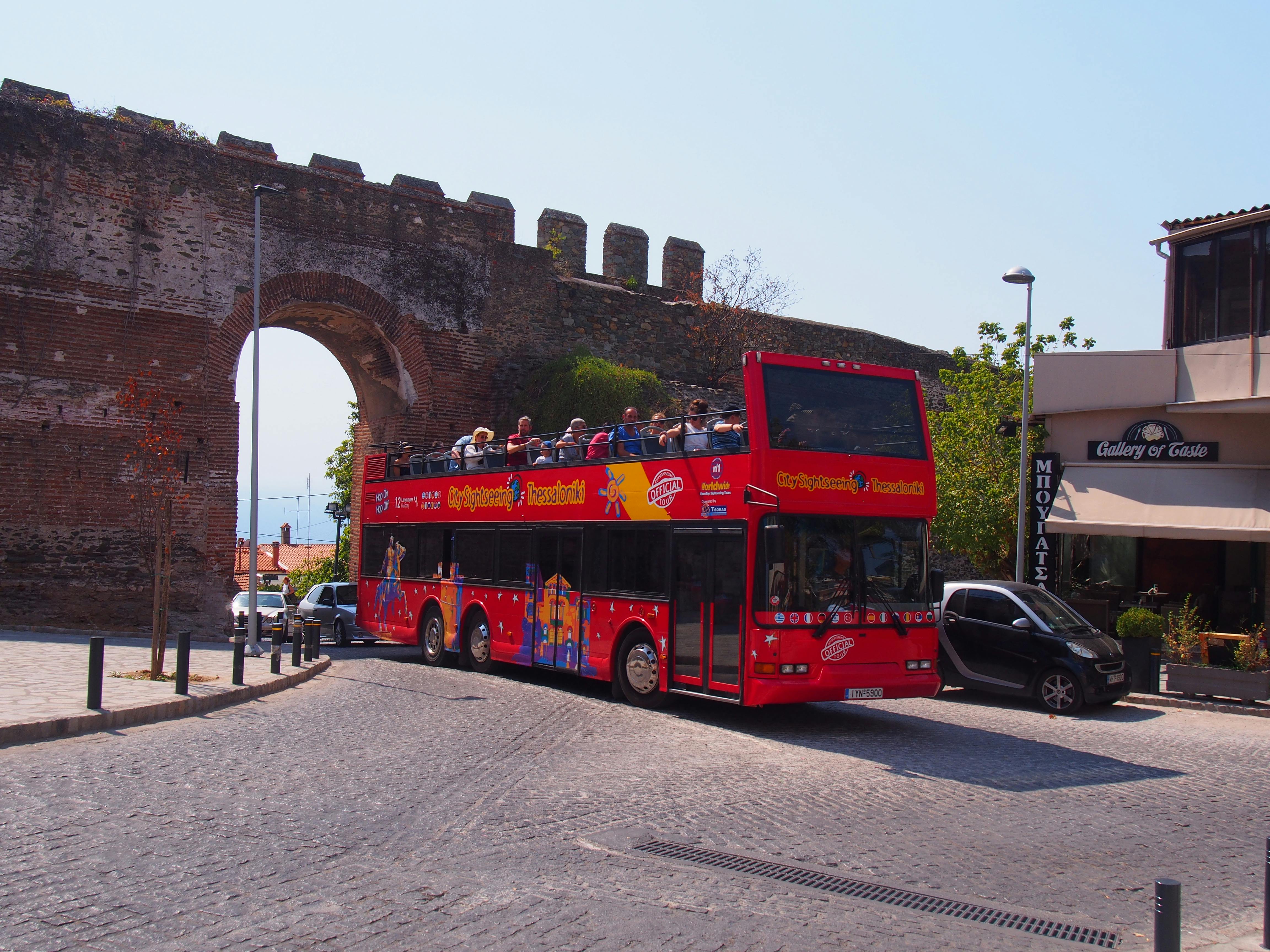 City Sightseeing hop-on hop-off bus tour of Thessaloniki