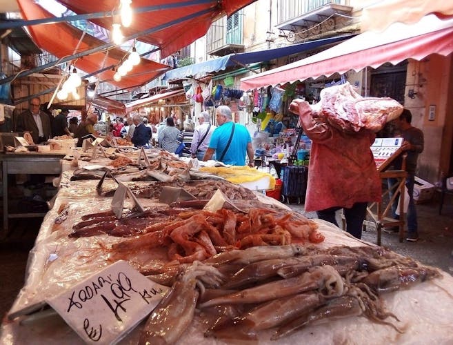 Sicilian cooking class and Palermo market tour