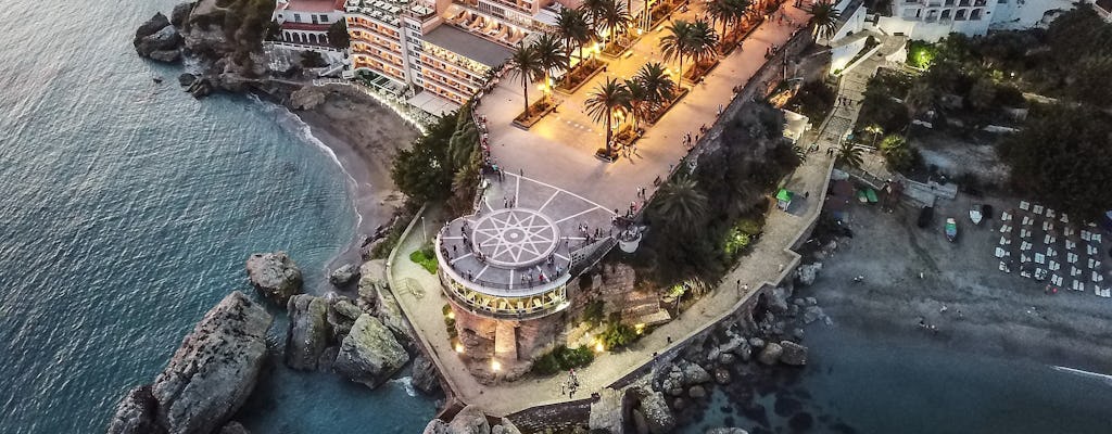 Rondleiding door de tropische kust van de grotten van Granada en Nerja