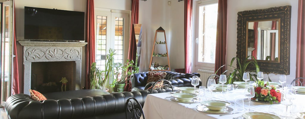 Cena italiana con vista panorámica