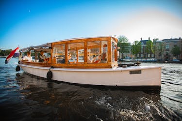 Crociera con prosecco e vino sui canali di Amsterdam