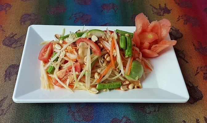 Lezione di cucina tailandese vegana a Bangkok