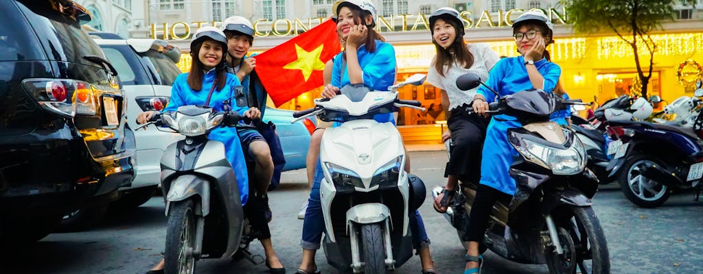 Girlpower motocicleta comida aventura aventura en Ciudad Ho Chi Minh