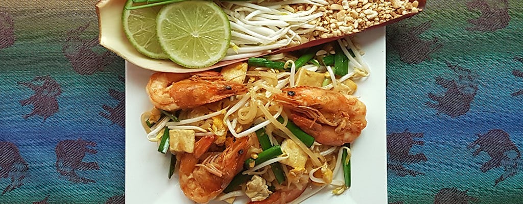 Autêntica aula de culinária tailandesa e excursão ao mercado em Bangkok