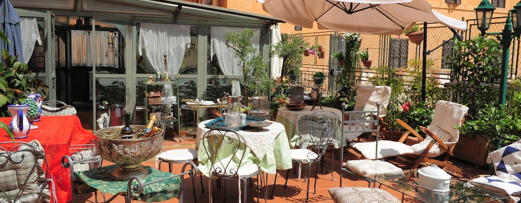 Jantar romano refinado em um terraço exclusivo na Piazza di Spagna