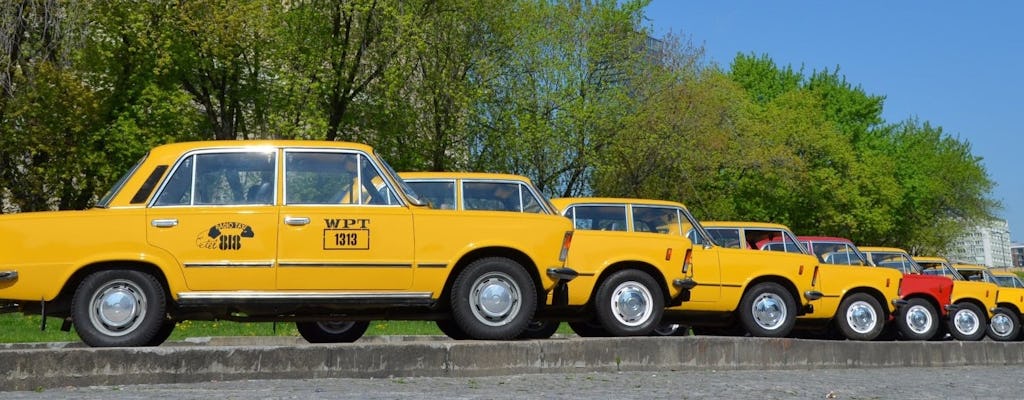 Warsaw private must-see tour in retro Fiat