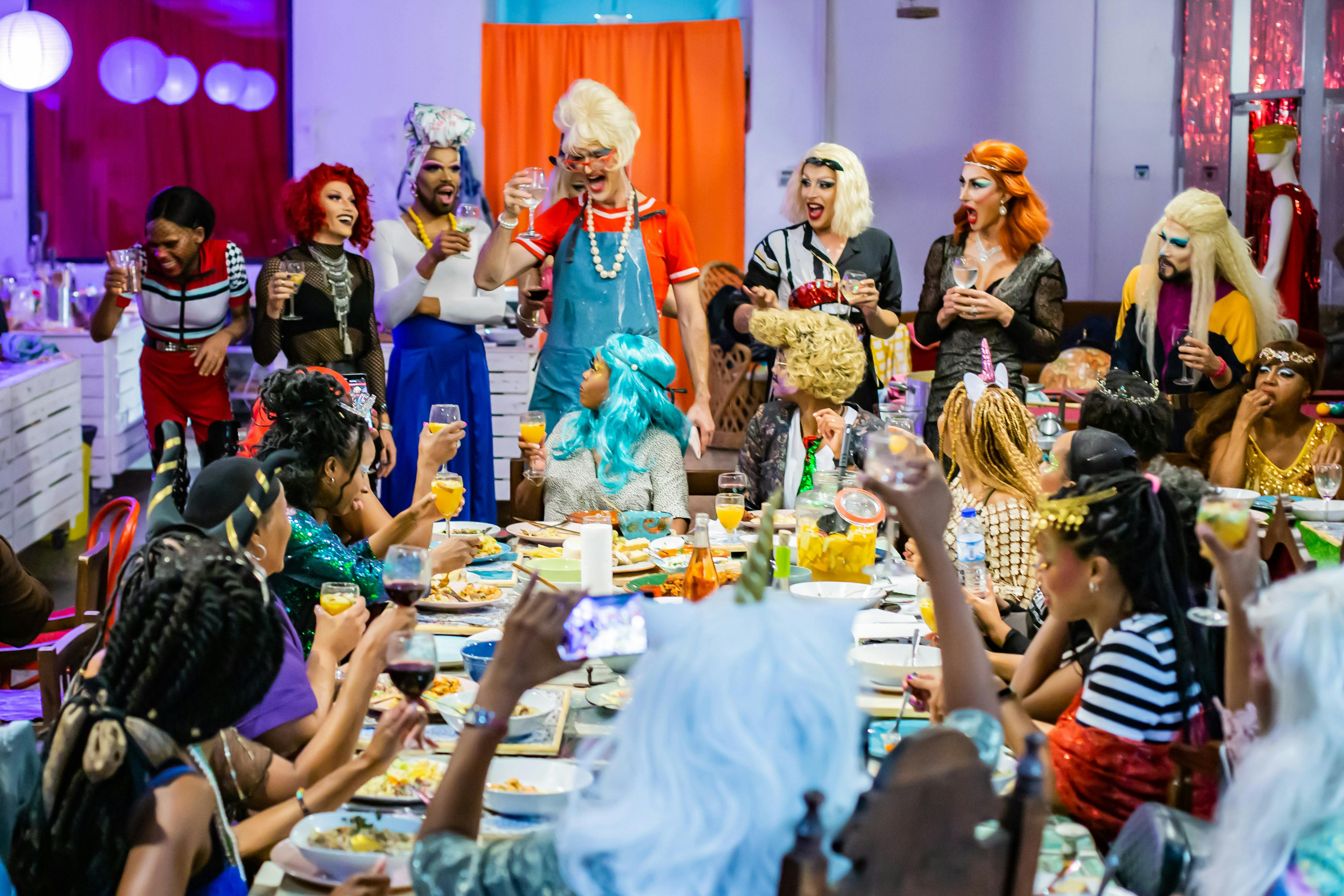 Drag queen cooking party and live drag show in Lisbon