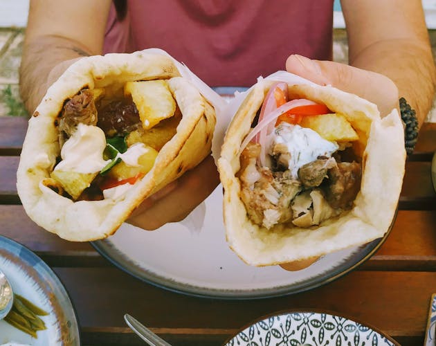 Homemade Gyros cooking class and dinner in Athens