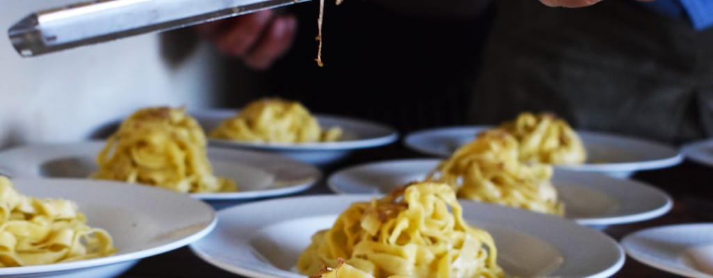 Homemade organic pasta cooking class 