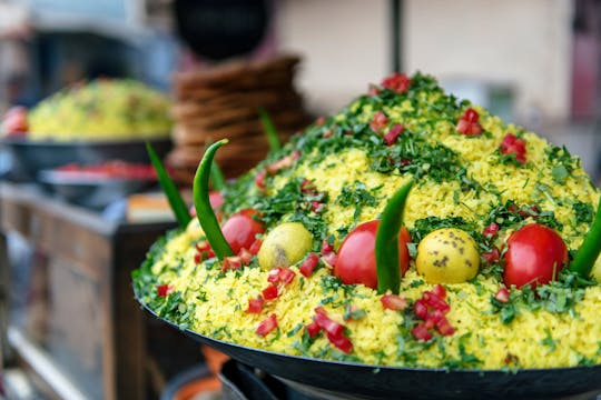 Um apetitoso passeio de comida de rua em Jaipur