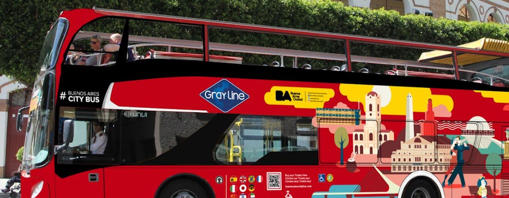 Visite de Buenos Aires en bus à arrêts multiples