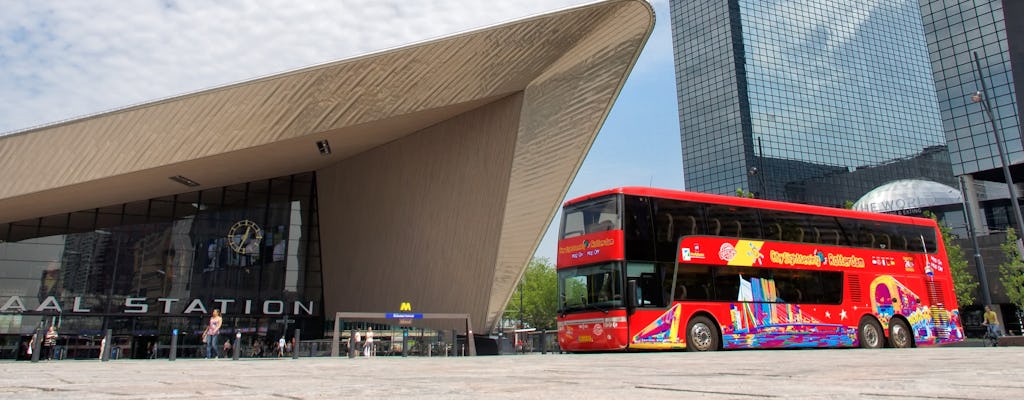 City Sightseeing hop-on hop-off bus tour of Rotterdam