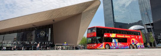 City Sightseeing hop-on hop-off bus tour of Rotterdam