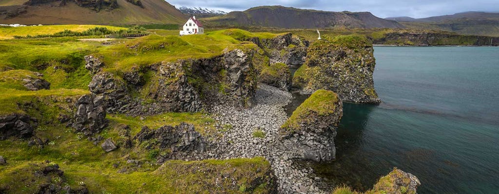 Experimente a bela área de Snæfellsnes em um tour privado