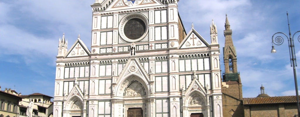 Galerij van de Uffizi-galerij en de Heilige Kruiskerk