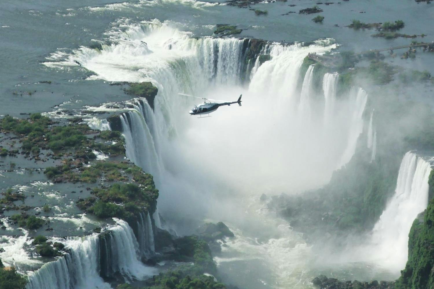 Iguassu falls panoramic helicopter flight Musement