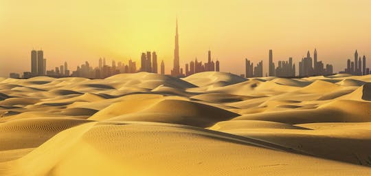 Expedição noturna no deserto com pernoite saindo de Dubai