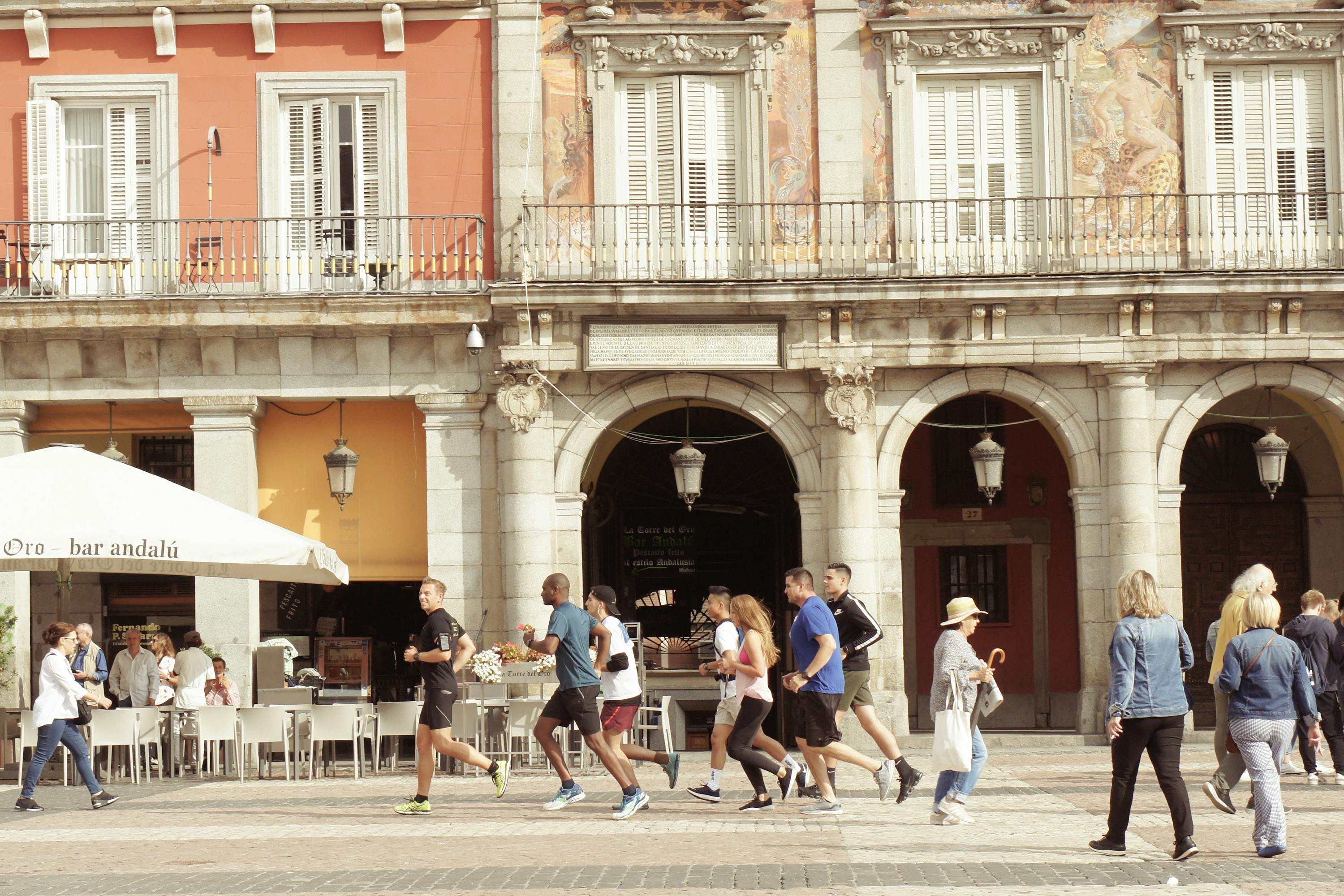 Madrid highlights running tour