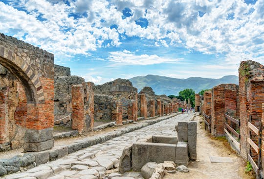 Archeologische vindplaats Pompeii privétour voor kleine groepen met een lokale gids