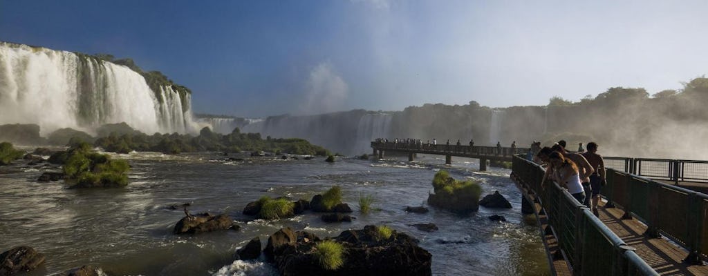 Iguassu waterfalls and visit to Itaipu Dam with airport roundtrip transfer