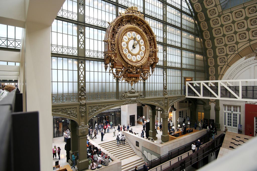 Interior of the Musée d'Orsay in Paris