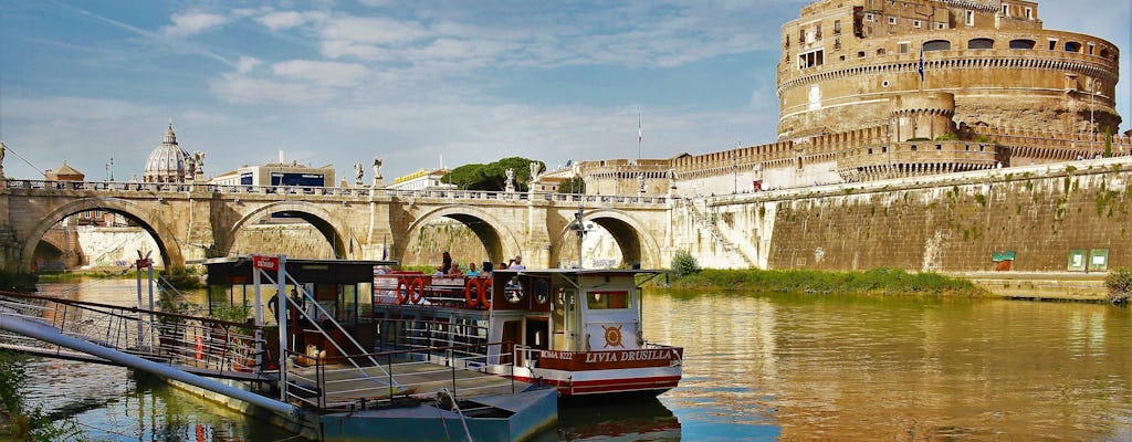 Biglietto per crociera hop-on hop-off sul Tevere da 24 ore