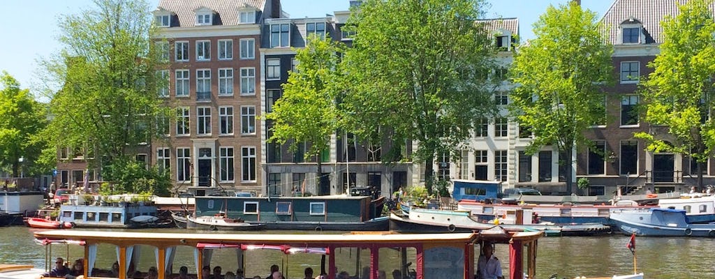 Klassische Amsterdamer Kanalrundfahrt mit Live-Kommentar
