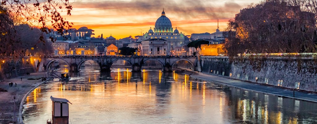 Self-balancing scooter tour by night in Rome