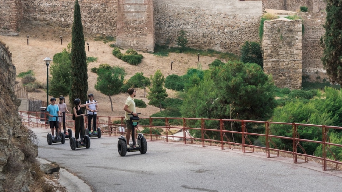 Historical Malaga selfbalancing scooter tour musement