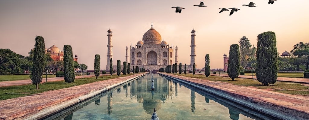 Taj Mahal e Forte Agra in giornata da Delhi in treno