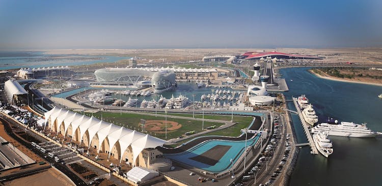 Yas marina circuit venue tour