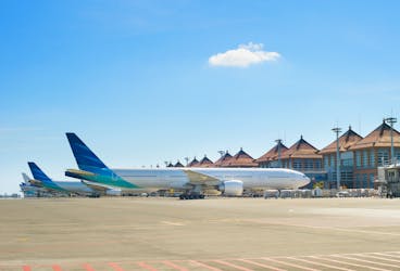 Private transfer from Bali Ngurah Rai International Airport to city hotels with guide
