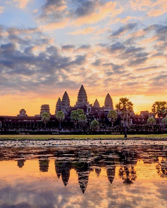 Visite privée d'une journée complète du complexe du temple d'Angkor avec le lever du soleil