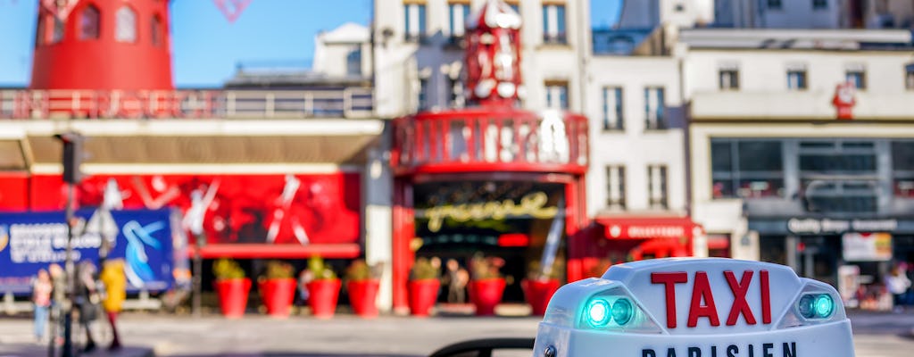 Tour interattivo di Parigi e in autobus e cena-spettacolo al Moulin Rouge