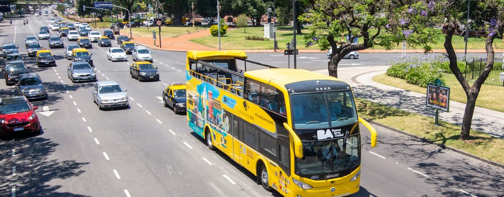 Recorrido en autobús con paradas libres por Buenos Aires: 24 h y 48 h