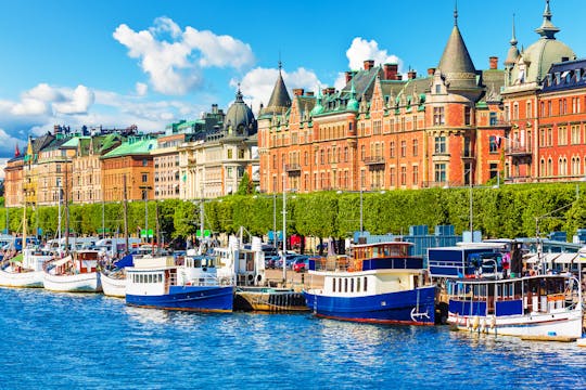 Paseo en yate privado con comida o cena por el archipiélago de Estocolmo