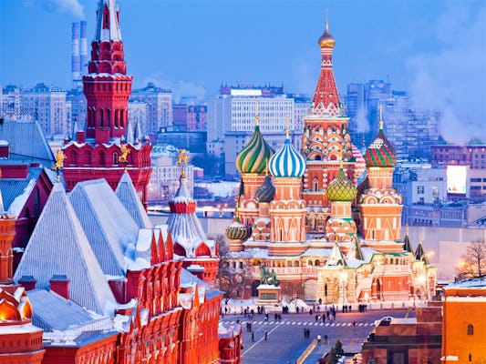 Kremlin de Moscou, Praça Vermelha e excursão de metrô com traslado