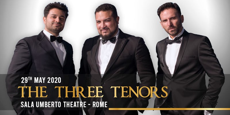 Ingressos para os Três Tenores: Opera Arias, Nápoles e músicas