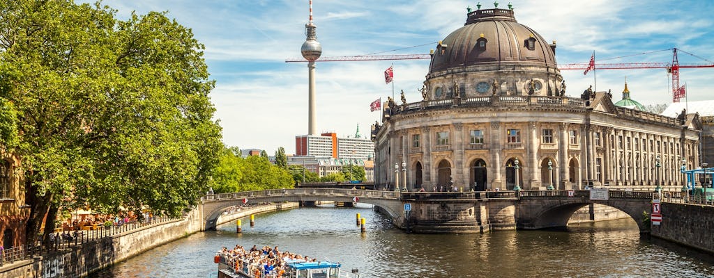 Hop-on hop-off bus met 1 uur durende Spree-cruise