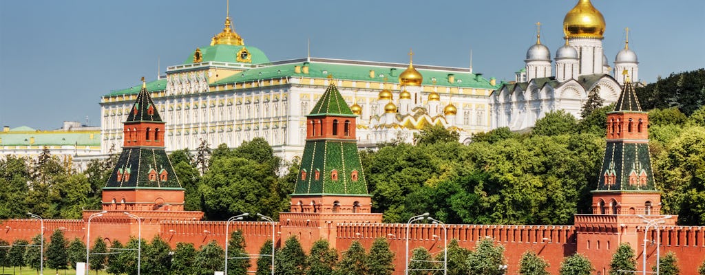 O coração de Moscou, incluindo uma excursão ao Kremlin