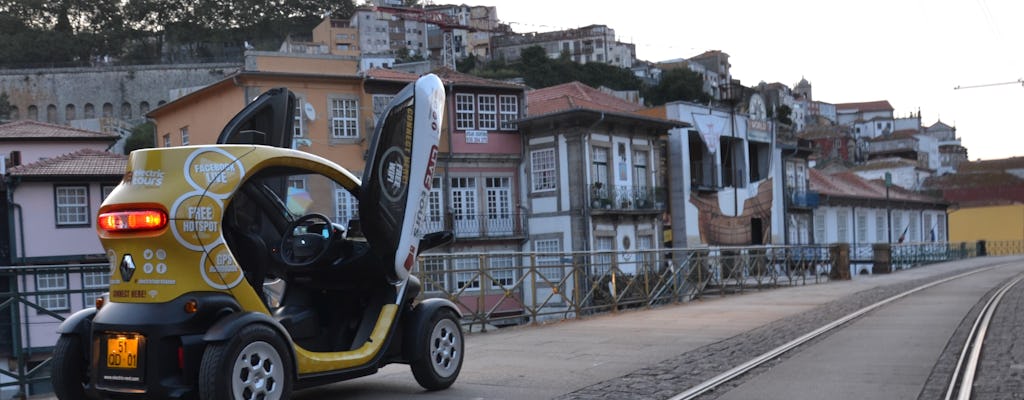 Porto riverside tour on an electric vehicle with GPS guide