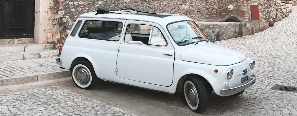 Visite panoramique de l'Appian Way sur une voiture ancienne