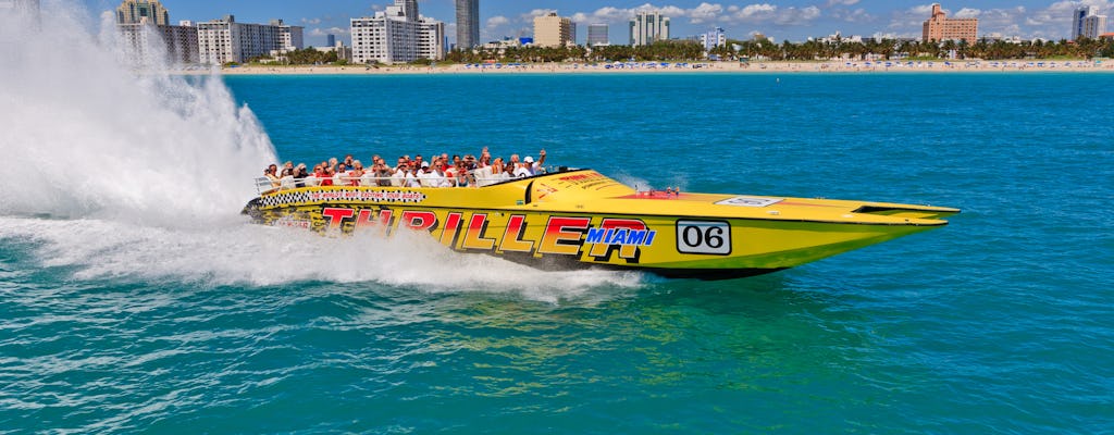 Thriller Miami speedboat tour