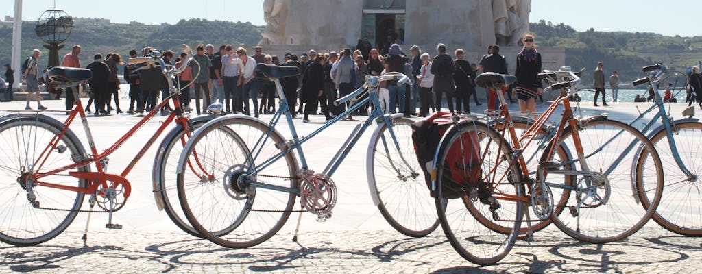 Passeio de bicicleta vintage em Lisboa