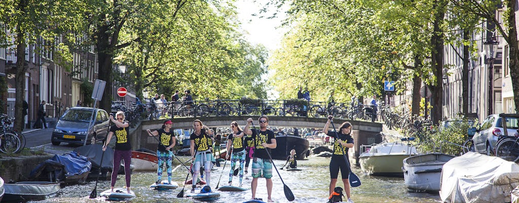 Excursão de SUP privada de 2 horas em Amsterdã