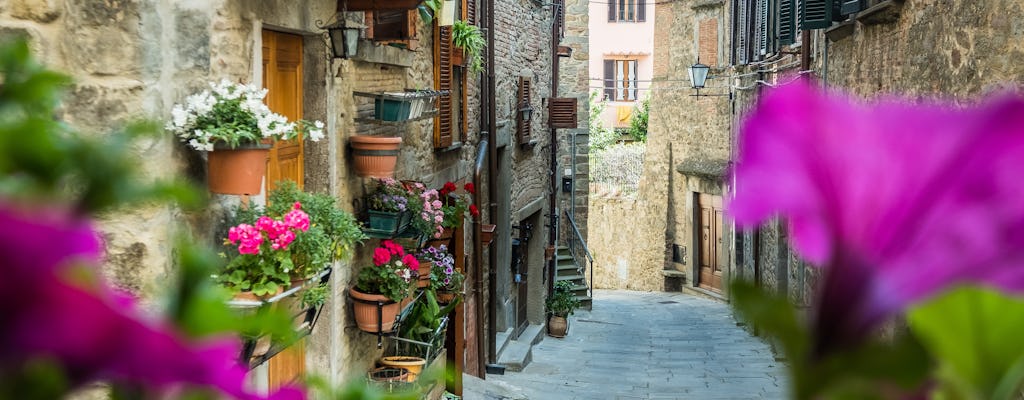 Tour privado a pie por Cortona